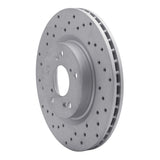 Dynamic Friction 2012-2016 Honda Cr-V Front Left Drilled Geoperformance Rotor by Dynamic Friction Company 820-59057L