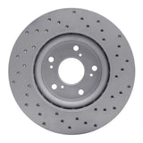Dynamic Friction 2012-2016 Honda Cr-V Front Left Drilled Geoperformance Rotor by Dynamic Friction Company 820-59057L