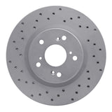 Dynamic Friction 2012-2016 Honda Cr-V Front Left Drilled Geoperformance Rotor by Dynamic Friction Company 820-59057L