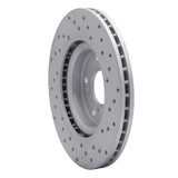 Dynamic Friction 2012-2016 Honda Cr-V Front Left Drilled Geoperformance Rotor by Dynamic Friction Company 820-59057L