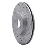 Dynamic Friction 2012-2016 Honda Cr-V Front Right Drilled Geoperformance Rotor by Dynamic Friction Company 820-59057R