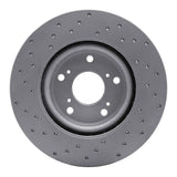 Dynamic Friction 2012-2016 Honda Cr-V Front Right Drilled Geoperformance Rotor by Dynamic Friction Company 820-59057R
