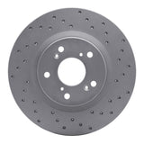 Dynamic Friction 2012-2016 Honda Cr-V Front Right Drilled Geoperformance Rotor by Dynamic Friction Company 820-59057R