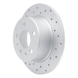 Dynamic Friction 1961-1991 Mercedes-Benz 450Se Rear Left Drilled Geoperformance Rotor