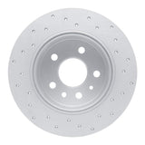 Dynamic Friction 1961-1991 Mercedes-Benz 450Se Rear Left Drilled Geoperformance Rotor