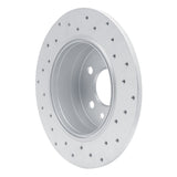 Dynamic Friction 1961-1991 Mercedes-Benz 450Se Rear Left Drilled Geoperformance Rotor