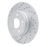 Dynamic Friction 1994-2011 Mercedes-Benz Slk280 Rear Left Drilled Geoperformance Rotor by Dynamic Friction Company 820-63032L