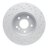 Dynamic Friction 1994-2011 Mercedes-Benz Slk280 Rear Left Drilled Geoperformance Rotor by Dynamic Friction Company 820-63032L