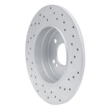 Dynamic Friction 1994-2011 Mercedes-Benz Slk280 Rear Left Drilled Geoperformance Rotor by Dynamic Friction Company 820-63032L