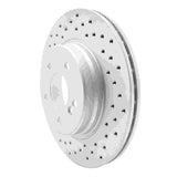 Dynamic Friction 1998-2009 Chrysler Crossfire Rear Left Drilled Geoperformance Rotor by Dynamic Friction Company 820-63040L