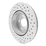 Dynamic Friction 1998-2009 Chrysler Crossfire Rear Left Drilled Geoperformance Rotor by Dynamic Friction Company 820-63040L