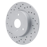 Dynamic Friction 2005-2016 Smart Fortwo Front Left Drilled Geoperformance Rotor by Dynamic Friction Company 820-63090L