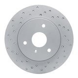 Dynamic Friction 2005-2016 Smart Fortwo Front Left Drilled Geoperformance Rotor by Dynamic Friction Company 820-63090L