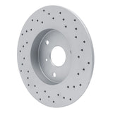 Dynamic Friction 2005-2016 Smart Fortwo Front Left Drilled Geoperformance Rotor by Dynamic Friction Company 820-63090L