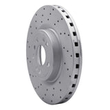 Dynamic Friction 2012-2018 Mercedes-Benz Gle350 Front Left Drilled Geoperformance Rotor by Dynamic Friction Company 820-63144L