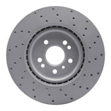 Dynamic Friction 2012-2018 Mercedes-Benz Gle350 Front Left Drilled Geoperformance Rotor by Dynamic Friction Company 820-63144L