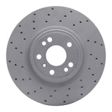 Dynamic Friction 2012-2018 Mercedes-Benz Gle350 Front Left Drilled Geoperformance Rotor by Dynamic Friction Company 820-63144L