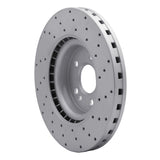Dynamic Friction 2012-2018 Mercedes-Benz Gle350 Front Left Drilled Geoperformance Rotor by Dynamic Friction Company 820-63144L