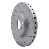 Dynamic Friction 2012-2018 Mercedes-Benz Gle350 Front Right Drilled Geoperformance Rotor by Dynamic Friction Company 820-63144R