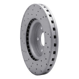 Dynamic Friction 2012-2018 Mercedes-Benz Gle350 Front Right Drilled Geoperformance Rotor by Dynamic Friction Company 820-63144R