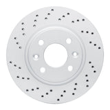 Dynamic Friction 2015-2019 Renault Logan (Mexico) Front Left Drilled Geoperformance Rotor by Dynamic Friction Company 820-63159L