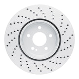 Dynamic Friction 2016-2023 Mercedes-Benz Glc300 Rear Left Drilled Geoperformance Rotor by Dynamic Friction Company 820-63162L