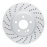 Dynamic Friction 2016-2023 Mercedes-Benz Glc300 Rear Left Drilled Geoperformance Rotor by Dynamic Friction Company 820-63162L