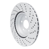 Dynamic Friction 2016-2023 Mercedes-Benz Glc300 Rear Left Drilled Geoperformance Rotor by Dynamic Friction Company 820-63162L