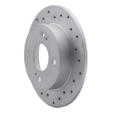 Dynamic Friction 1990-2006 Infiniti G20 Rear Left Drilled Geoperformance Rotor by Dynamic Friction Company 820-67036L
