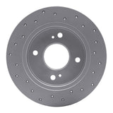 Dynamic Friction 1990-2006 Infiniti G20 Rear Left Drilled Geoperformance Rotor by Dynamic Friction Company 820-67036L