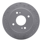 Dynamic Friction 1990-2006 Infiniti G20 Rear Left Drilled Geoperformance Rotor by Dynamic Friction Company 820-67036L