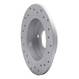 Dynamic Friction 1990-2006 Infiniti G20 Rear Left Drilled Geoperformance Rotor by Dynamic Friction Company 820-67036L