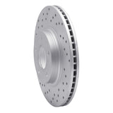 Dynamic Friction 2002-2006 Infiniti I35 Front Left Drilled Geoperformance Rotor by Dynamic Friction Company 820-67049L