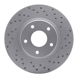 Dynamic Friction 2002-2006 Infiniti I35 Front Right Drilled Geoperformance Rotor by Dynamic Friction Company 820-67049R