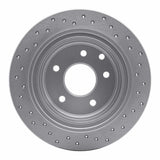 Dynamic Friction 2002-2025 Nissan Altima Rear Left Drilled Geoperformance Rotor by Dynamic Friction Company 820-67050L
