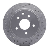 Dynamic Friction 2002-2025 Nissan Altima Rear Left Drilled Geoperformance Rotor by Dynamic Friction Company 820-67050L
