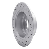 Dynamic Friction 2002-2025 Nissan Altima Rear Left Drilled Geoperformance Rotor by Dynamic Friction Company 820-67050L