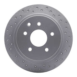 Dynamic Friction 2002-2025 Nissan Juke Rear Right Drilled Geoperformance Rotor by Dynamic Friction Company 820-67050R