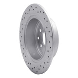 Dynamic Friction 2002-2025 Nissan Juke Rear Right Drilled Geoperformance Rotor by Dynamic Friction Company 820-67050R
