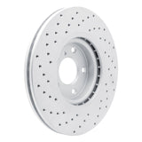 Dynamic Friction 2003-2023 Infiniti G37 Front Left Drilled Geoperformance Rotor by Dynamic Friction Company 820-67052L
