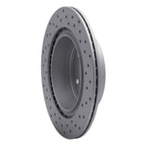 Dynamic Friction 2005-2025 Infiniti G35 Rear Left Drilled Geoperformance Rotor by Dynamic Friction Company 820-67055L