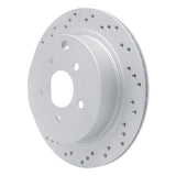 Dynamic Friction 2003-2024 Infiniti M37 Rear Left Drilled Geoperformance Rotor by Dynamic Friction Company 820-67089L