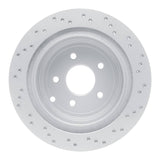 Dynamic Friction 2003-2024 Infiniti M37 Rear Left Drilled Geoperformance Rotor by Dynamic Friction Company 820-67089L