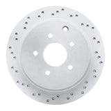 Dynamic Friction 2003-2024 Infiniti M37 Rear Left Drilled Geoperformance Rotor by Dynamic Friction Company 820-67089L