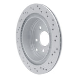 Dynamic Friction 2003-2024 Infiniti M37 Rear Left Drilled Geoperformance Rotor by Dynamic Friction Company 820-67089L