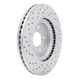 Dynamic Friction 2013-2025 Infiniti Q60 Front Left Drilled Geoperformance Rotor by Dynamic Friction Company 820-67105L