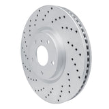 Dynamic Friction 2007-2015 Infiniti G37 Front Left Drilled Geoperformance Rotor by Dynamic Friction Company 820-68011L