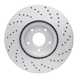Dynamic Friction 2007-2015 Infiniti G37 Front Left Drilled Geoperformance Rotor by Dynamic Friction Company 820-68011L