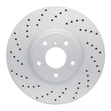 Dynamic Friction 2007-2015 Infiniti G37 Front Left Drilled Geoperformance Rotor by Dynamic Friction Company 820-68011L