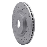 Dynamic Friction 2008-2025 Infiniti G37 Front Left Drilled Geoperformance Rotor by Dynamic Friction Company 820-68012L